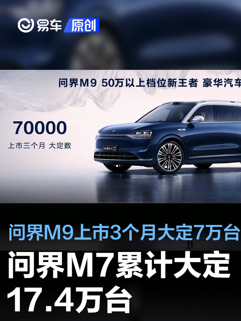 问界M7累计交付破20万辆