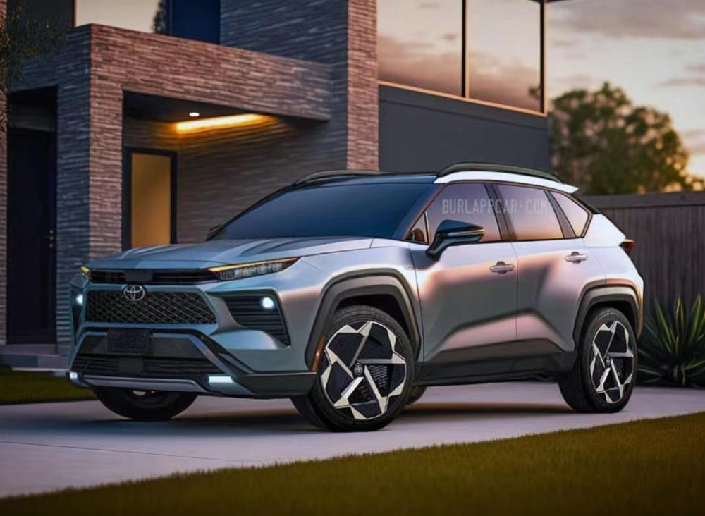 换装全新设计语言 丰田全新RAV4渲染图曝光