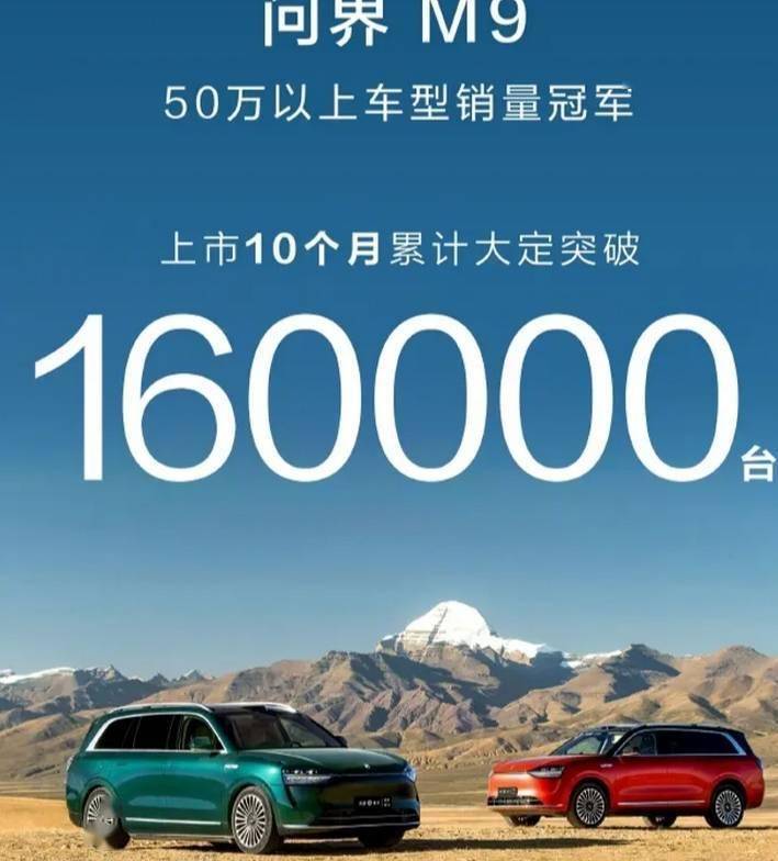 问界M9上市一年累计大定突破20万台