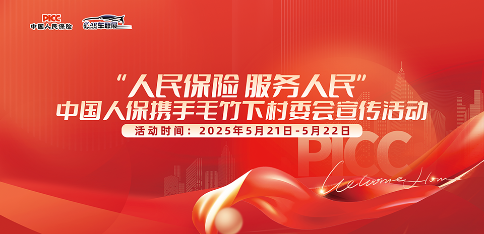 “人民保险 服务人民”中国人保携手毛竹下村委会宣传活动